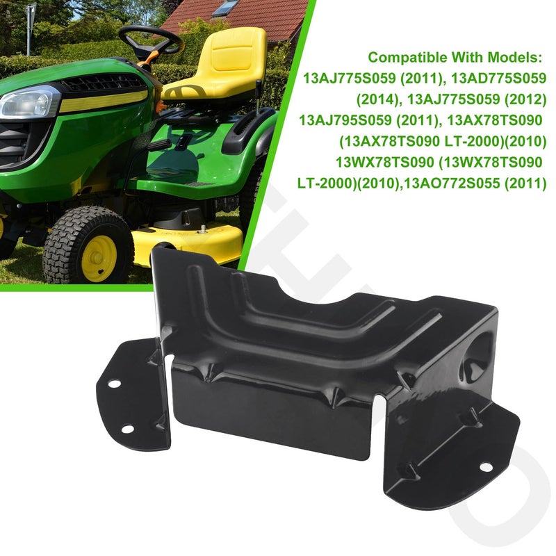 AMTHKNO 783-06424A-0637 Deck Belt Cover Black Compatible with MTD/Craftsman/Troy-Bilt/Husky Lawn Mower 42"" 46"" Deck Replaces 783-06424A Mower Desk Parts 13AD775S059 13WX78TS090 24728902 247288842 (1 Pack) - Image 5